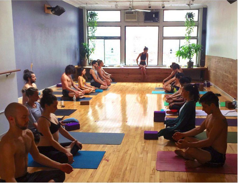 Yoga for the People on St. Marks Place offers donation based classes.