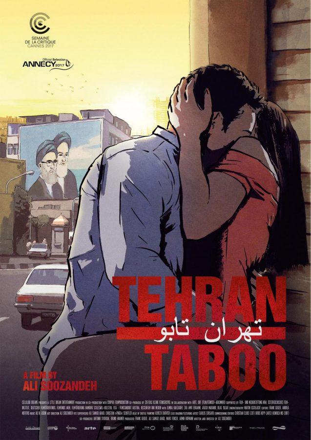 A poster for Tehran Taboo, a film by Ali Soozandeh.