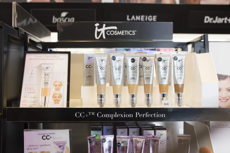 IT Cosmetics display of the Your Skin But Better™ CC+™ Cream with SPF 50+ at Sephora Union Square.