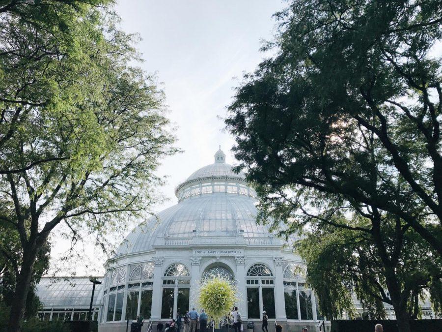 The Enid A. Haupt Conservatory in the New York Botanical Garden. This garden in the Bronx is another great spot to explore in the spring.