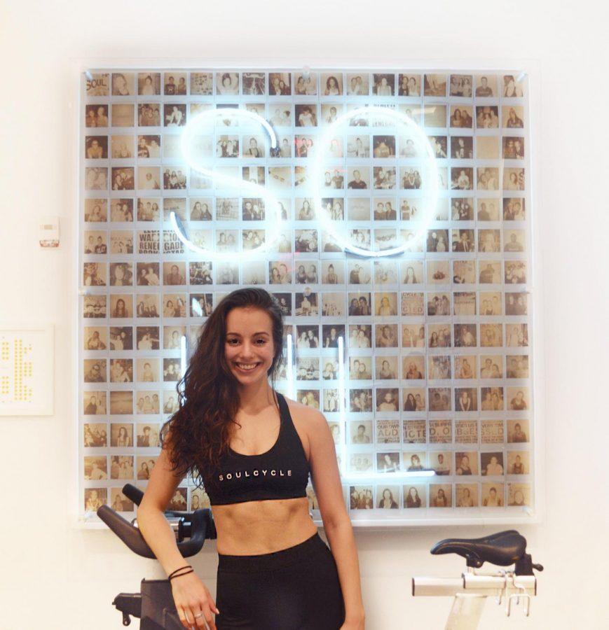 Former NYU student Sophia Goldstein, is a full-time instructor at the SoulCycle studio.