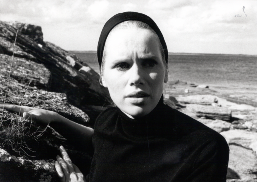 Elisabet Vogler, played by Liv Ullman, in ‘Persona’ by Ingmar Bergman. Until Mar. 15, Film Forum will be showing 30 of Bergman films in his memory. 