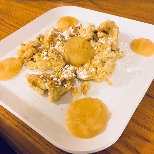 Family favorite Austrian sweet, Kaiserschmarrn made by Sophie Brach. 