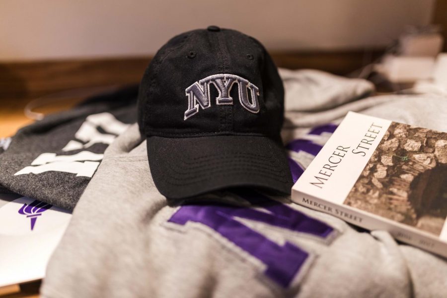 Various+pieces+of+NYU+merchandise+from+the+NYU+Bookstore.