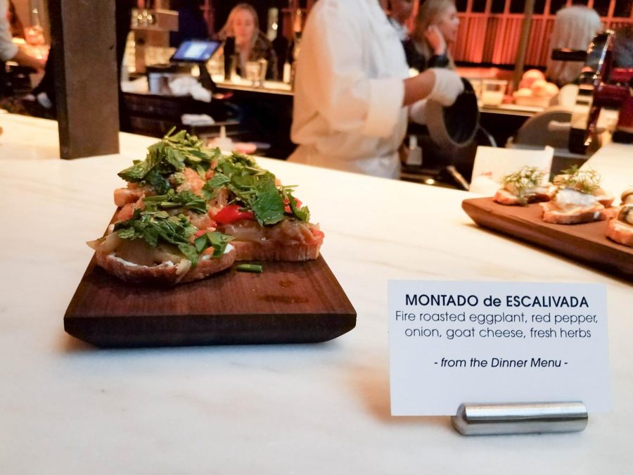 The Montado de Escalivada was a flavorful bite perfect to share on a plate with friends. 