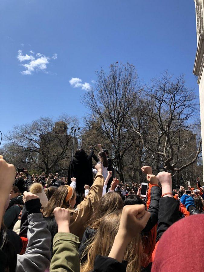 Hundreds Protest Gun Violence in Washington Square Park