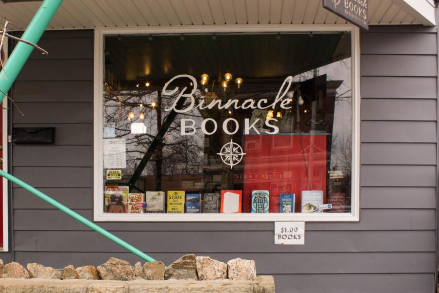A local bookstore, Binnacle Books, sells new and used titles at their shop on Main Street in Beacon, NY.