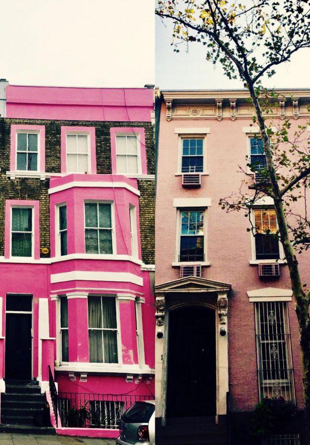 
Apartments in New York and London. side by side.