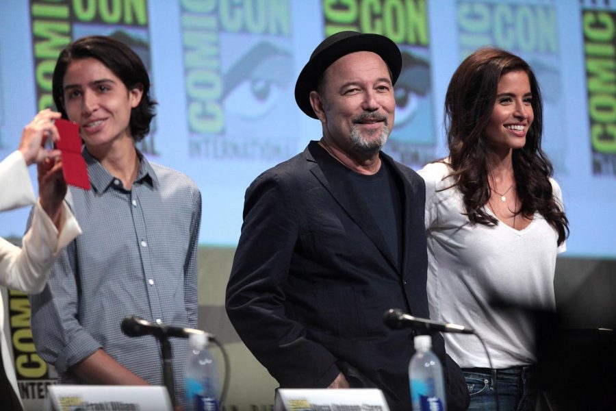 New Steinhardt Scholar-in Residence Ruben Blades, on a panel at San Diego Comic Con.