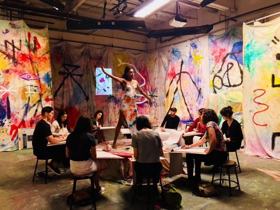 In room 08, Artists in Residence, in collaboration with Joao Salomao, guests are given an interactive opportunity to create their own art, inspired by the works of various other artists. 
