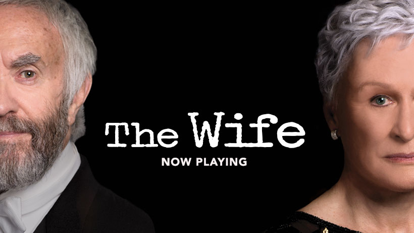 Movie poster from “The Wife.”