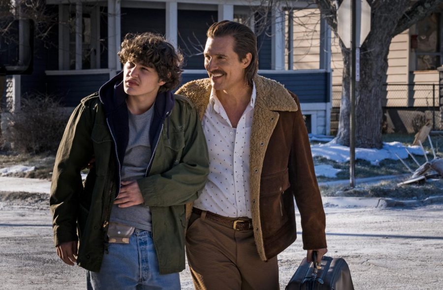 Richie Merritt and Matthew McConaughey in "White Boy Rick."