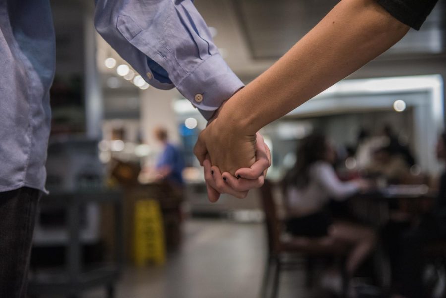 Dining halls are not the greatest spot for a first date, but at least they're affordable.