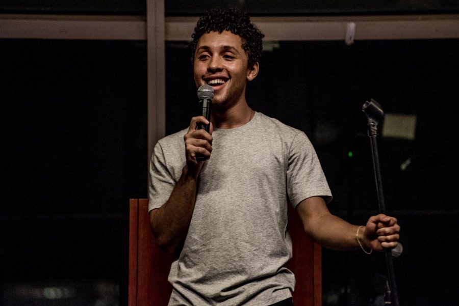 Jaboukie Young-White performs at Kimmel on Thursday night.