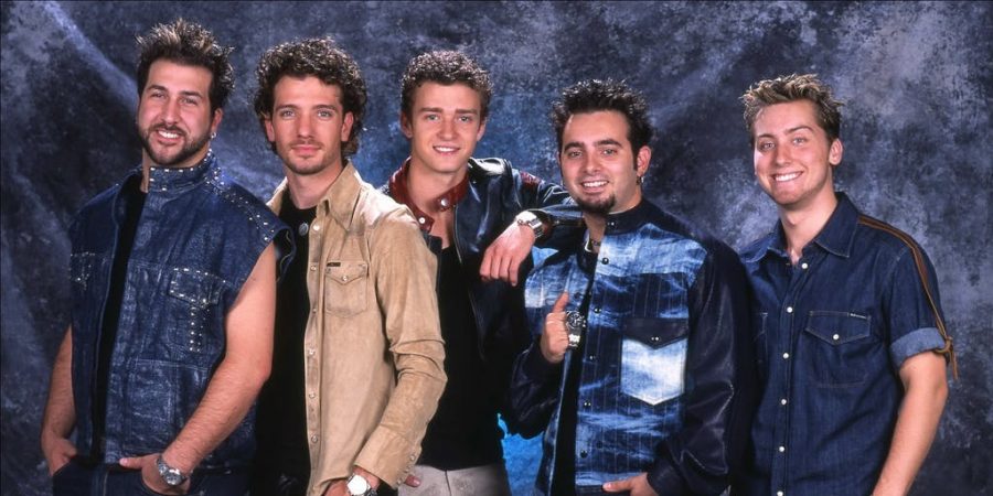 Members of boy group *NSYNC.