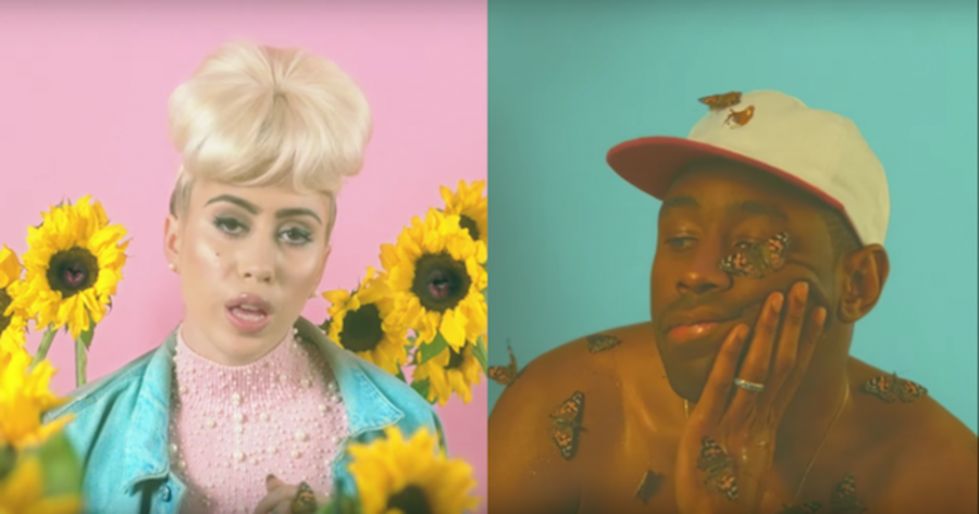  Kali Uchis and Tyler, The Creator in the "Perfect" music video.