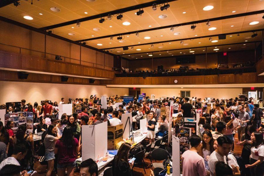The annual Fall Club Fest was held on Sept. 5 on the 9th and 10th floors of the Kimmel Center for University Life.