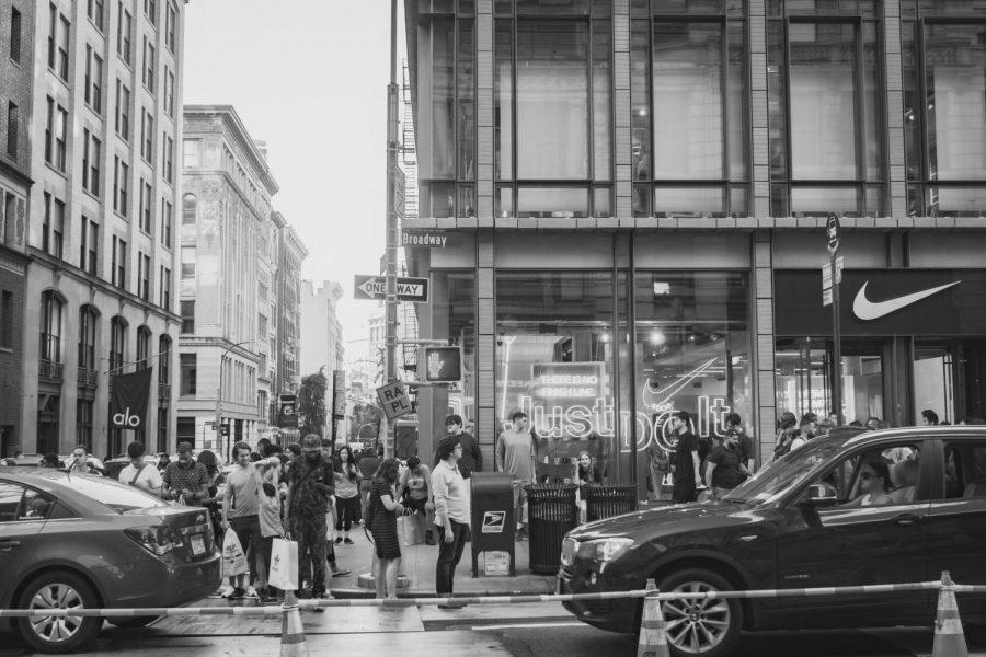 Cafe Bari’s old location on Spring Street and Broadway is now occupied by a Nike Store.