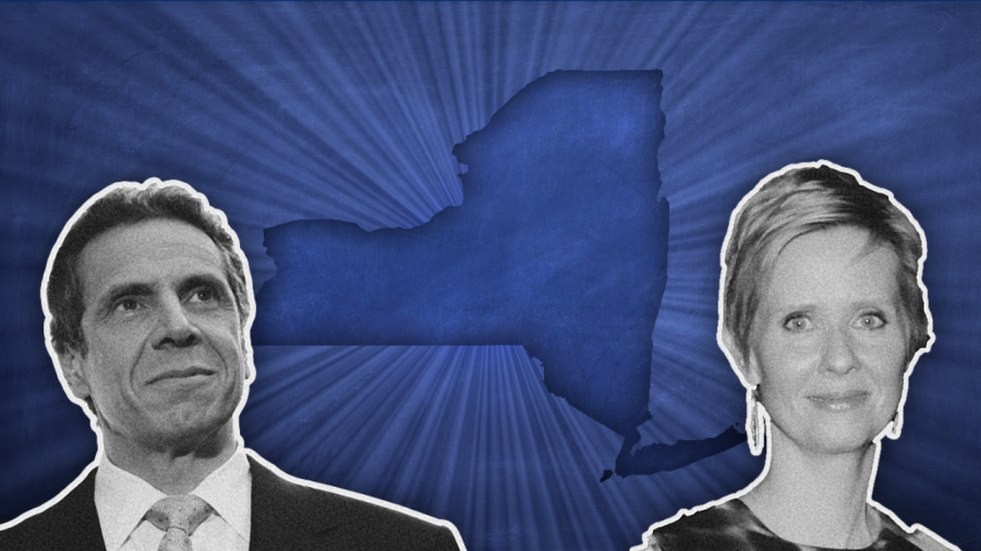 Candidates in the Democratic primary include Andrew Cuomo and Cynthia Nixon.