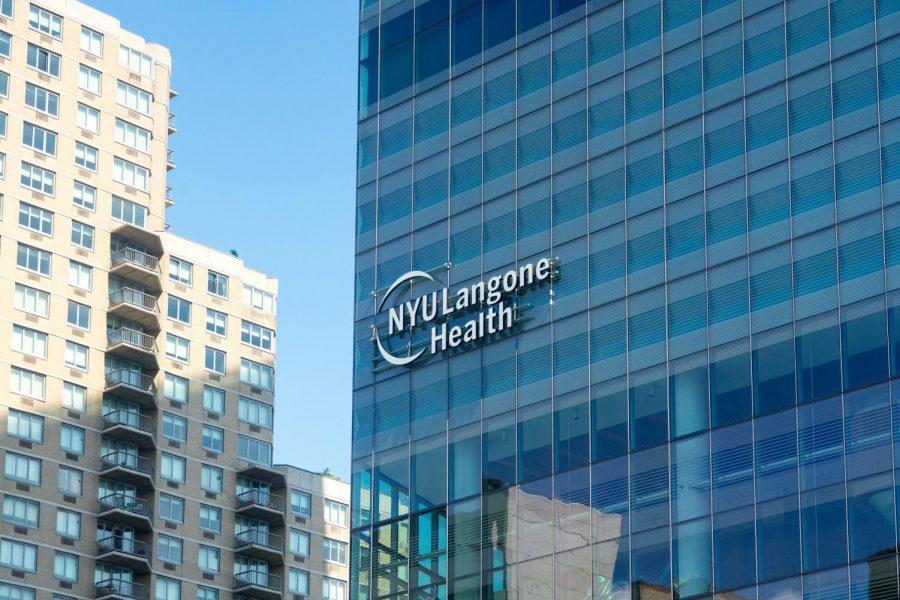 The NYU Langone Health center, located at 550 1st Avenue. (Photo by Tony Wu)