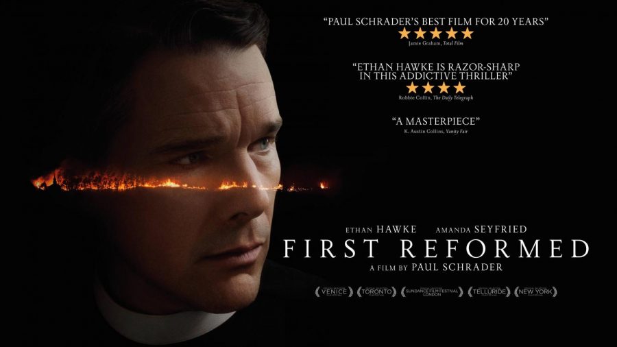 The movie poster from “First Reformed.”