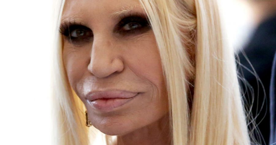 Donatella+Versace%2C+chief+designer+of+the+Versace+Group%2C+will+stay+after+Michael+Kors+acquired+the+company.