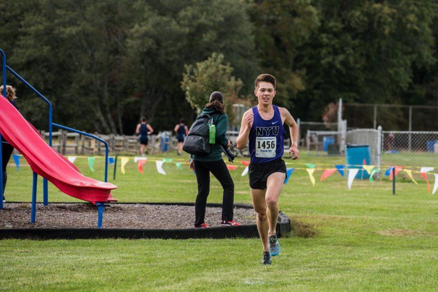 Yuji Cusick was NYUs top finisher at the Monmouth Invitational on Oct. 19. (Photo by Sam Klein)