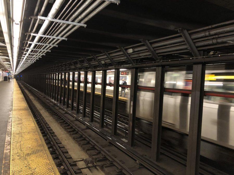 A shot of the tracks after service was restored to the L train. (Photo by Sage Lally)