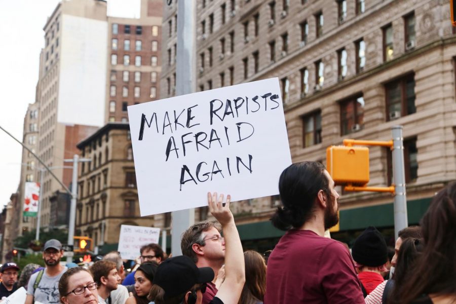 New Yorkers hit the streets this week to protest in support of Dr. Ford.