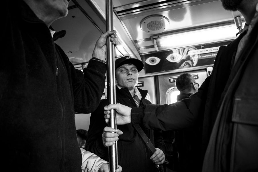 On a Saturday morning, the subway was packed because of the Women’s March. Jordan kindly gave up his seat for me. Jordan is a dope visual artist. You can find Jordan’s work on IG @lykwyz.