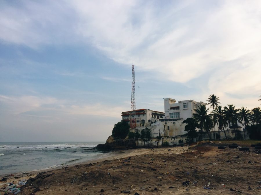 Osu Castle was a major port for the Transatlantic Slave Trade. NYU Accra students had the opportunity to visit the castle, and several undergraduate students are taking a course on the Transatlantic Slave Trade as told from the African perspective.