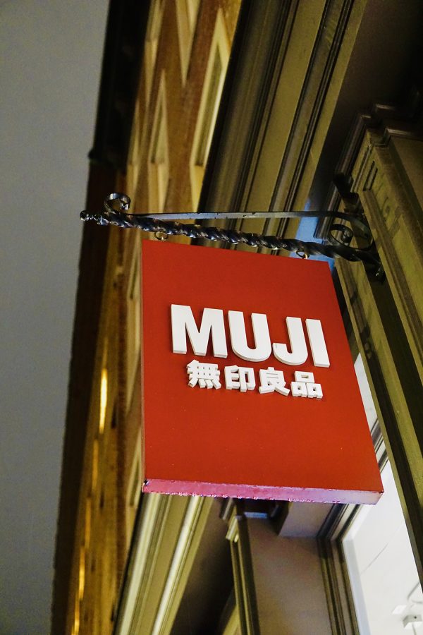 MUJI sells high-quality stationery and school supplies. The closest branch to campus is in Cooper Square. (Photo by Jorene He)