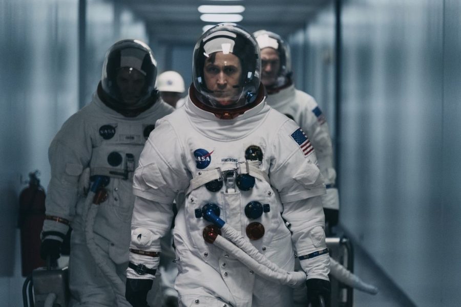 Ryan Gosling in "First Man." (Courtesy of Universal Pictures)