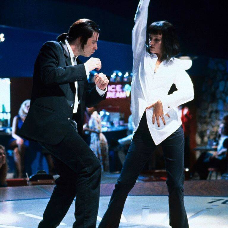 John Travolta and Uma Thurman in a scene from Pulp Fiction, which boasts one of the most iconic soundtracks in cinema history. (via facebook.com)
