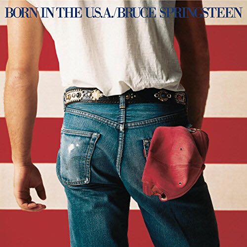 The cover of Bruce Springsteens politically-charged, renowned album Born in the U.S.A. 