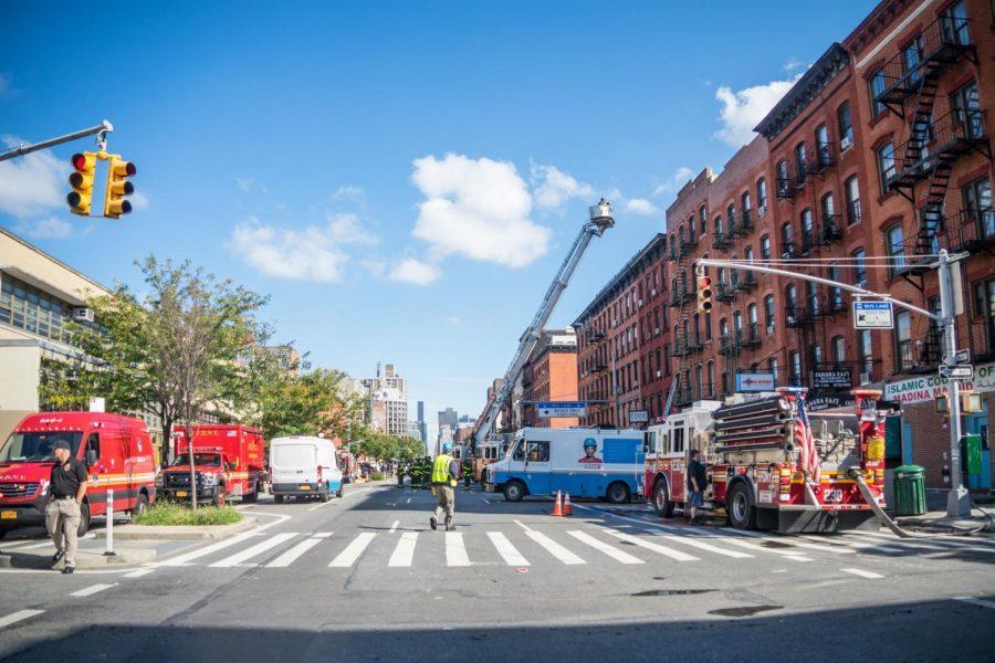 As of late morning on Wednesday, Fire Department and Con Edison personnel remained on the scene.