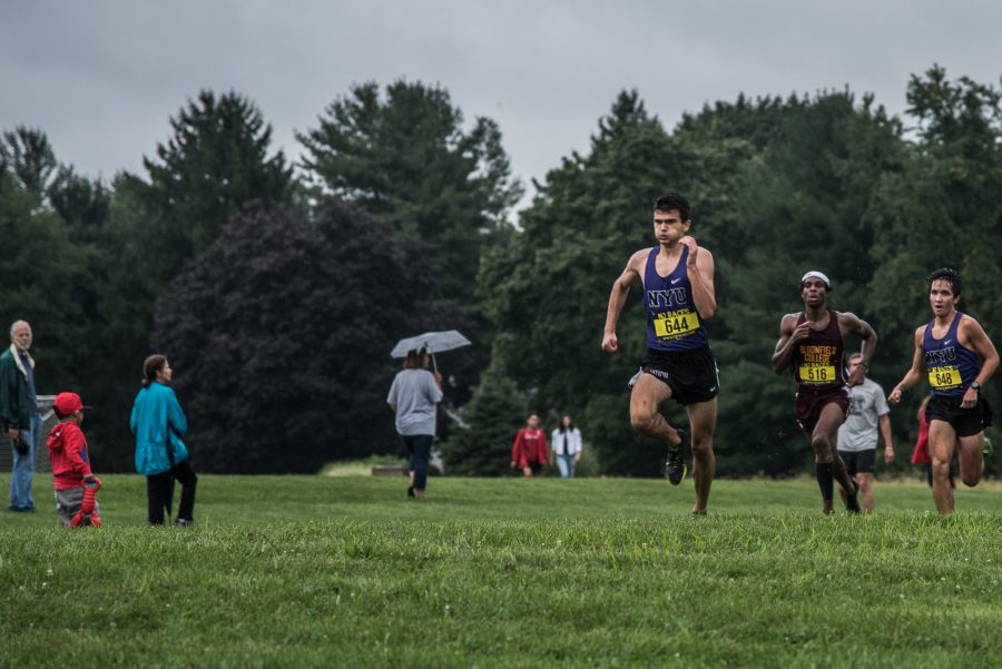 CAS sophomore Oliver Jacob was NYUs top finisher at the Metropolitan Championships on Oct. 12 at Van Cortlandt Park. (Photo by Sam Klein)