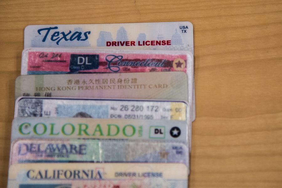 Some students elect to use fake IDs for nights out before they turn 21. (Photo by Sam Klein)