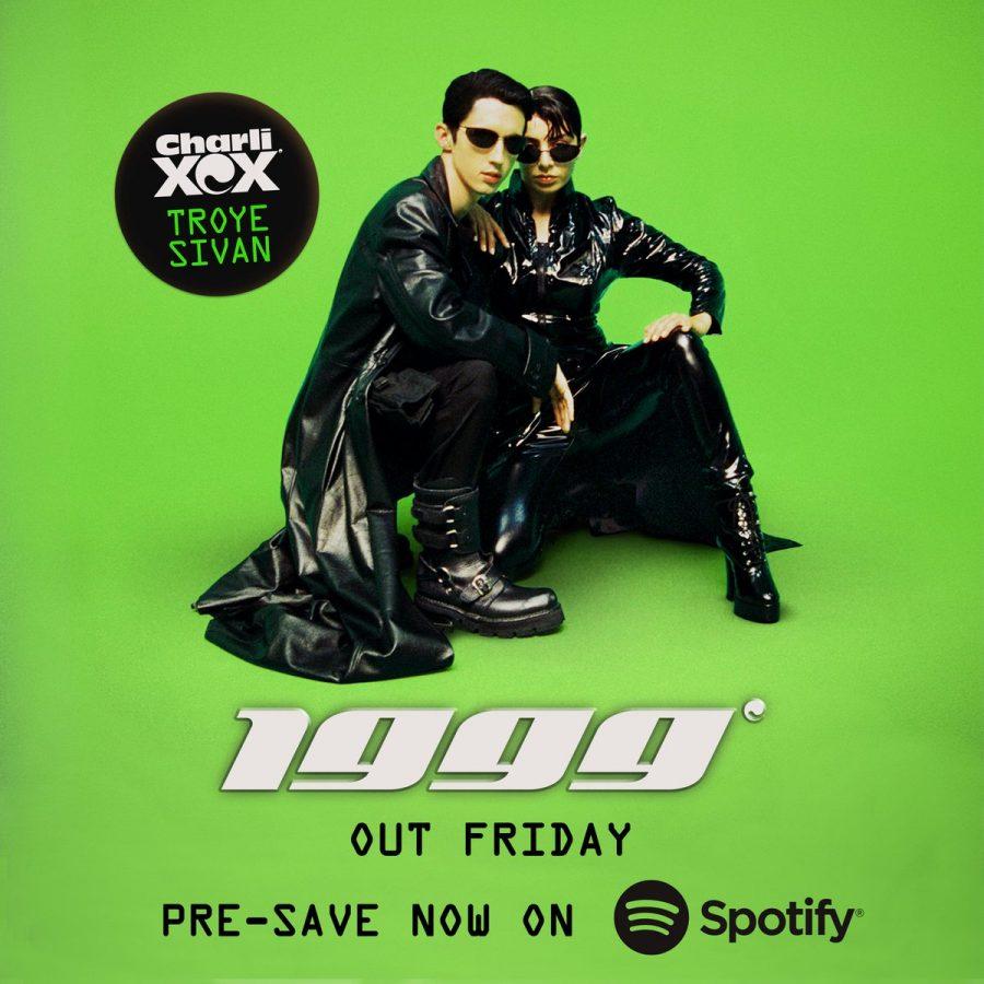 Album art for Charli XCX and Troye Sivans joint single 1999, one of the staff picks this fall. (Courtesy of Wikimedia)