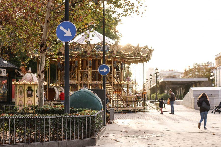 A carousel in Spain. (Photo by Jemima McEvoy)