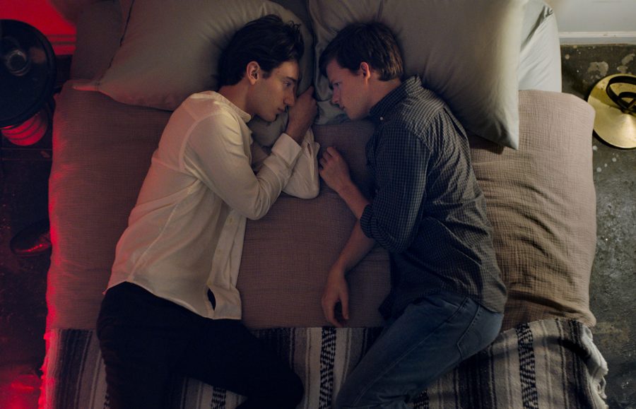 Theodore Pellerin and Lucas Hedges in "Boy Erased." (Courtesy of Focus Features)