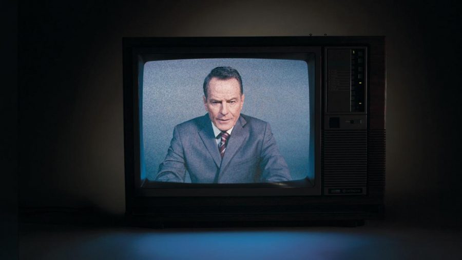 Bryan Cranston in Network, an adaptation of the 1976 film. (Courtesy of the National Theatre)