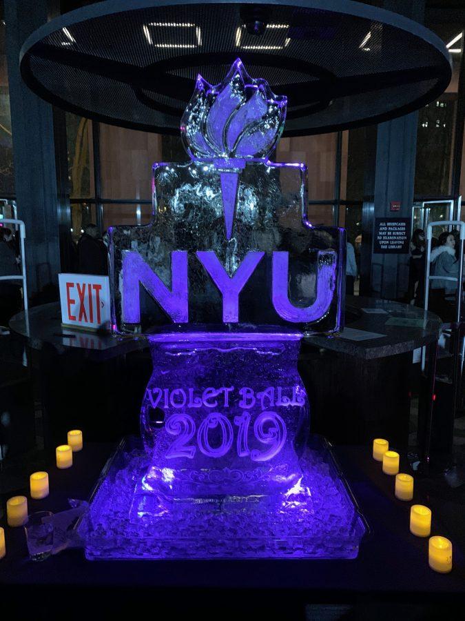 Inside the NYU Violet Ball. (Photo by Lauren Sens-Castet)