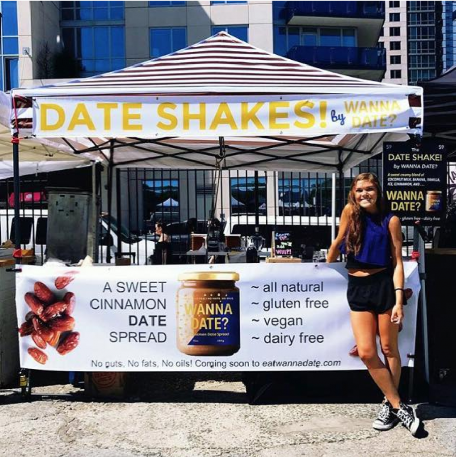 Gallatin senior Melissa Bartow founded the date-spread company "Wanna Date?". (via Instagram)