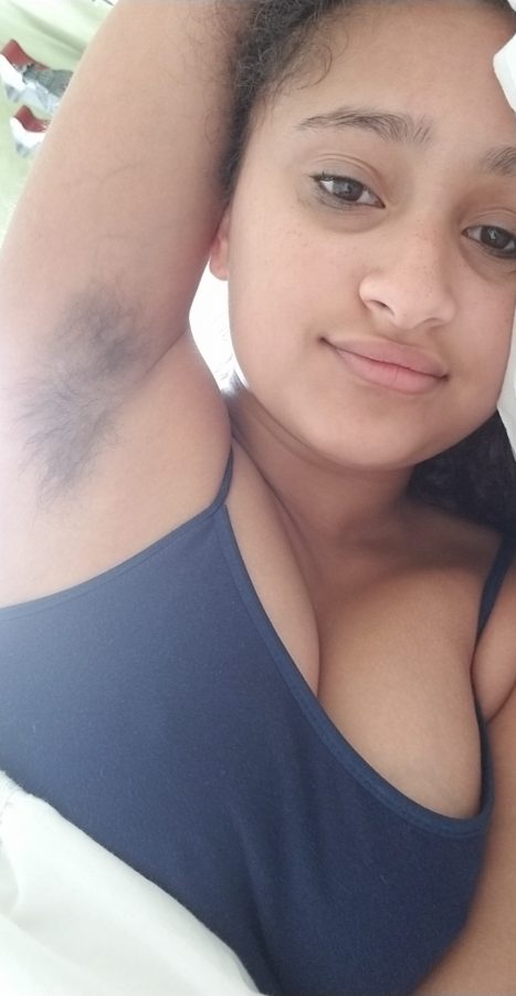 NYU student Kylie Marsh shows her body hair. (Photo by Kylie Marsh)