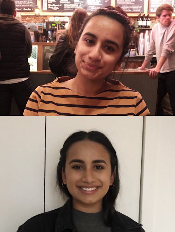 Mehhma Malhi not wearing her foundation vs. wearing her foundation. (Photo by Mehhma Malhi) 