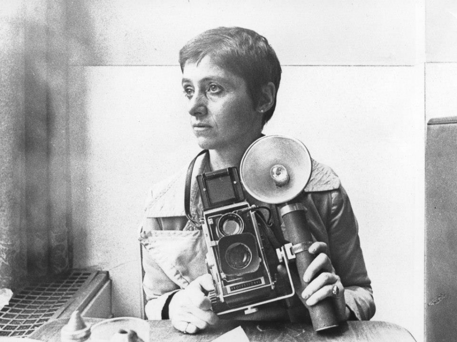 A self portrait by photographer Diane Arbus. Her work is a partial inspiration for "Fiction," a new experimental theater piece written and directed by 600 Highwaymen that questions fundamental assumptions about theater and art. (via facebook.com)
