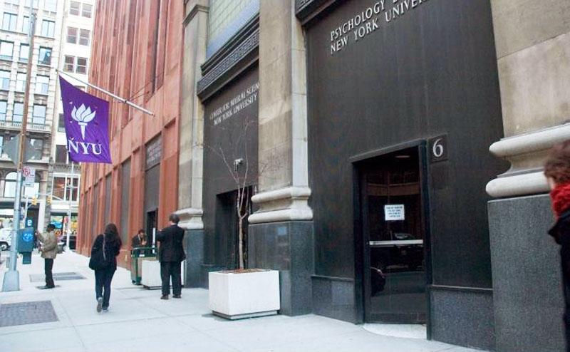 Facade of the NYU Department of Psychology (via NYU) 