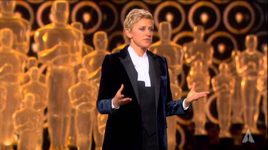 Ellen DeGeneres hosted the 86th oscars. (via Youtube)