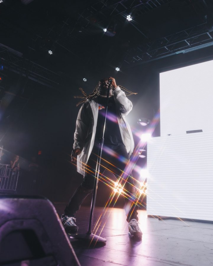 Rapper T-Pain performs during his dazzling 2019 tour, mixing fan favorites and trap throwbacks to create a nostalgic atmosphere. (Photo by Iffat Nur)